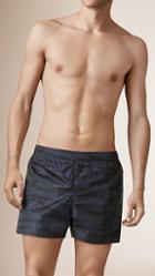 Burberry Prorsum Animal Print Lightweight Swim Shorts