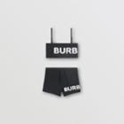 Burberry Burberry Childrens Logo Print Bikini, Size: 14y, Black