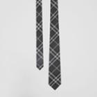 Burberry Burberry Classic Cut Vintage Check Silk Tie, Grey