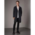 Burberry Burberry Cashmere Car Coat, Size: 38, Blue
