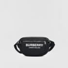 Burberry Burberry Large Logo Print Econyl Cannon Bag, Black