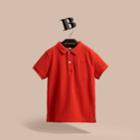 Burberry Burberry Check Placket Polo Shirt, Size: 6y, Red