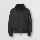 Burberry Burberry Detachable Shearling Collar Econyl Bomber Jacket