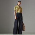 Burberry Burberry Painted Check Cotton Shirt, Size: 04
