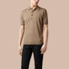 Burberry Burberry Knitted Silk Cashmere Polo Shirt, Grey