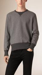 Burberry Brit Two-tone Cotton Sweatshirt