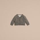 Burberry Burberry Classic Cotton Cardigan, Size: 6m, Grey