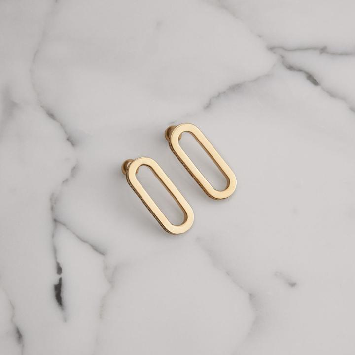Burberry Burberry Crystal Gold-plated Link Earrings