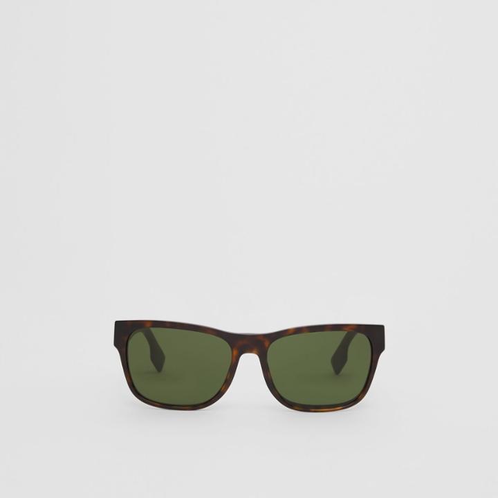 Burberry Burberry Logo Appliqu Square Frame Sunglasses