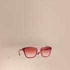 Burberry Burberry Top Bar Square Frame Sunglasses, Red