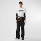 Burberry Burberry Logo Print Cotton T-shirt, White