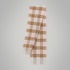 Burberry Burberry Childrens The Mini Classic Vintage Check Cashmere Scarf, Size: Os, Pink