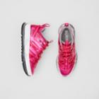 Burberry Burberry Vinyl And Nylon Union Sneakers, Size: 35, Pink