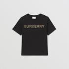 Burberry Burberry Childrens Embroidered Logo Cotton T-shirt, Size: 4y