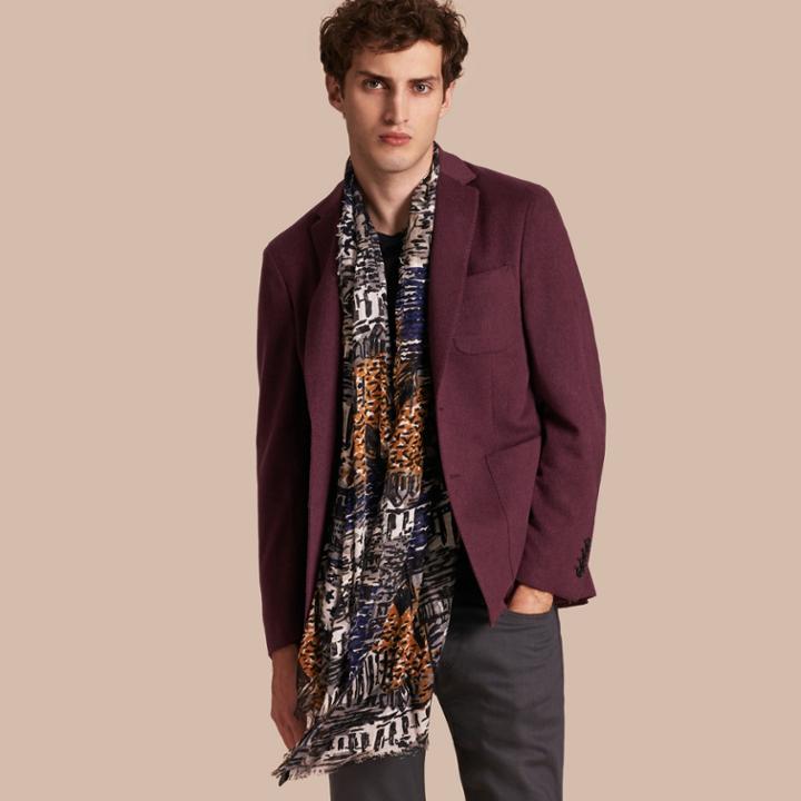 Burberry Burberry Modern Fit Lightweight Cashmere Tailored Jacket, Size: 40r