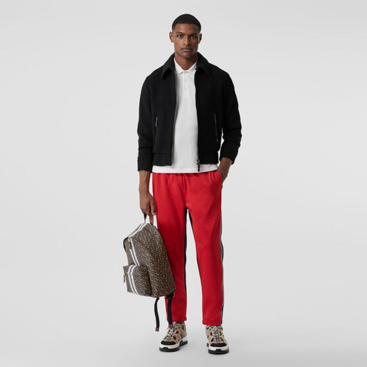 Burberry Burberry Detachable Knit Collar Wool Cashmere Bomber Jacket, Size: 38, Black