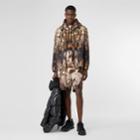 Burberry Burberry Reversible Submarine Print Nylon Hooded Jacket, Size: Xxs, Brown