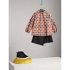 Burberry Burberry Ruffle Detail Polka-dot Check Cotton Top, Size: 14y