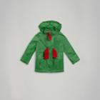 Burberry Burberry Tape Detail Rain Jacket, Size: 8y, Green