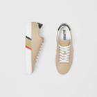 Burberry Burberry Bio-based Sole Leather Sneakers, Size: 42, Beige