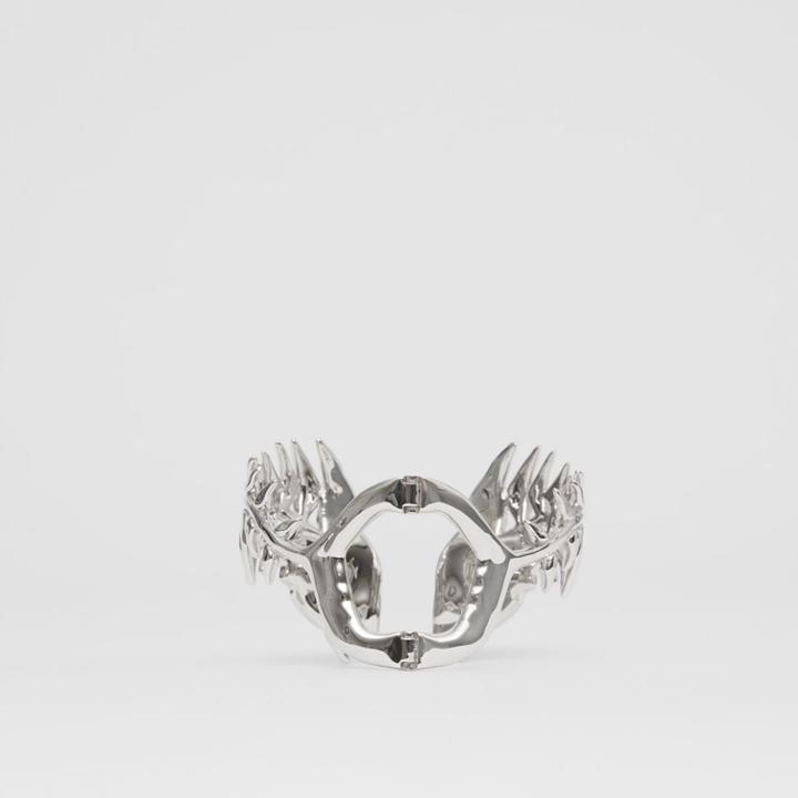 Burberry Burberry Palladium-plated Fish Bone Cuff
