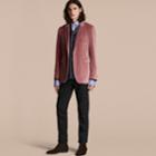 Burberry Burberry Tailored Velvet Jacket, Size: 42, Pink
