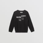 Burberry Burberry Childrens Horseferry Print Cashmere Sweater, Size: 10y, Black