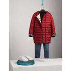 Burberry Burberry Quilted Down-filled Coat, Size: 14y, Red