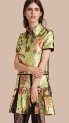 Burberry Lam Floral Print Shirt Dress