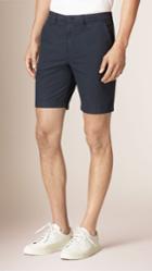 Burberry Burberry Cotton Poplin Chino Shorts, Size: 31, Blue