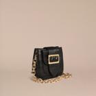 Burberry The Small Square Buckle Bag In Alligator Limited Edition