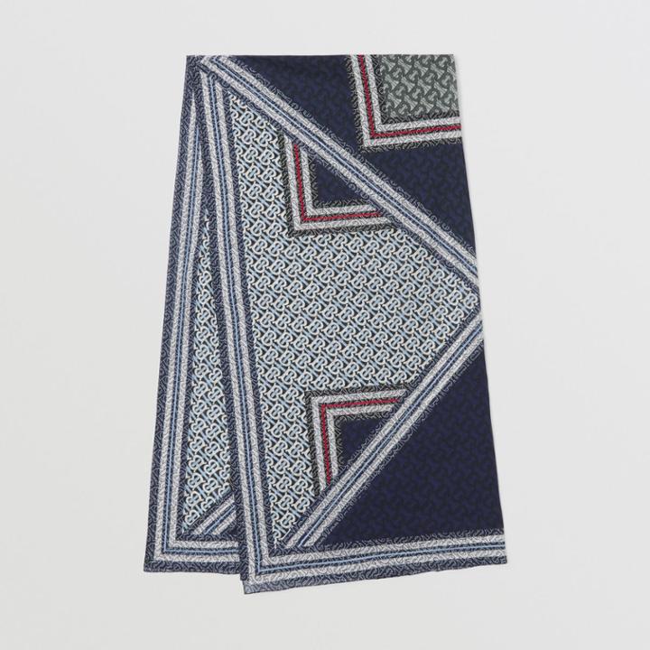 Burberry Burberry Monogram Stripe Print Cotton Sarong