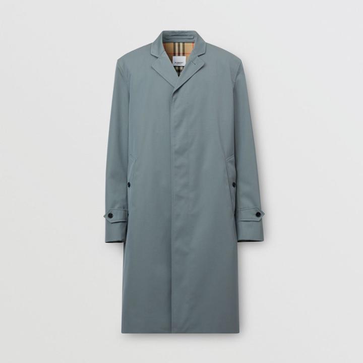 Burberry Burberry Cotton Gabardine Car Coat, Size: 36