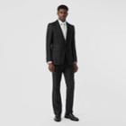 Burberry Burberry English Fit Monogram Wool Blend Jacquard Tuxedo, Size: 48r, Black