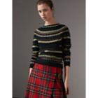 Burberry Burberry Fair Isle Wool Sweater, Size: M