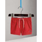 Burberry Burberry Childrens Lightweight Swim Shorts, Size: 6m, Red