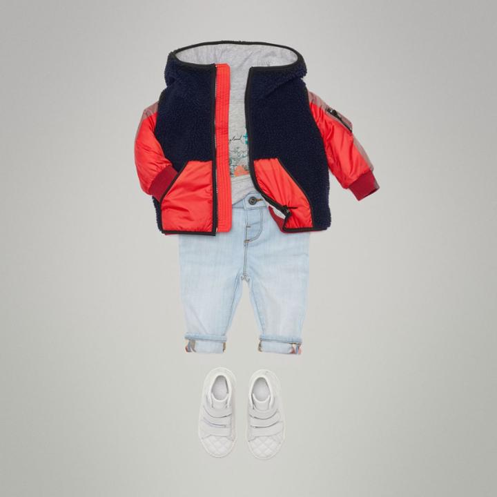 Burberry Burberry Skinny Fit Stretch Denim Jeans, Size: 12m, Blue