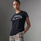 Burberry Burberry Embroidered Archive Logo Cotton T-shirt, Size: Xxs