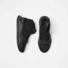 Burberry Burberry Suede And Neoprene High-top Sneakers, Size: 39, Black