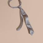 Burberry Burberry Slim Fit Striped Silk Tie, Grey