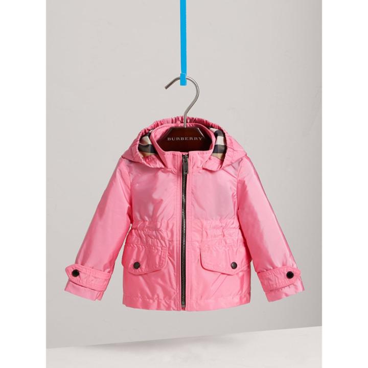 Burberry Burberry Hooded Packaway Technical Jacket, Size: 2y, Yellow