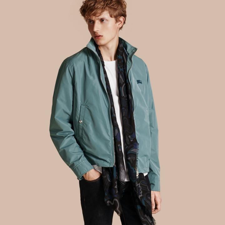 Burberry Burberry Lightweight Technical Jacket, Size: Xxxl, Green