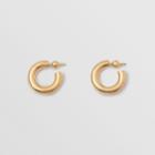 Burberry Burberry Gold-plated Hoop Earrings, Yellow