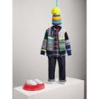 Burberry Burberry Fair Isle Wool Cashmere Patchwork Bomber Jacket, Size: 10y