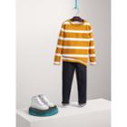 Burberry Burberry Long-sleeve Striped Cotton T-shirt, Size: 14y, Yellow