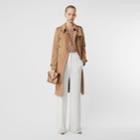 Burberry Burberry Cashmere Trench Coat, Size: 00, Beige