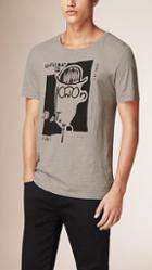 Burberry Brit Gentleman Of London Graphic Cotton T-shirt