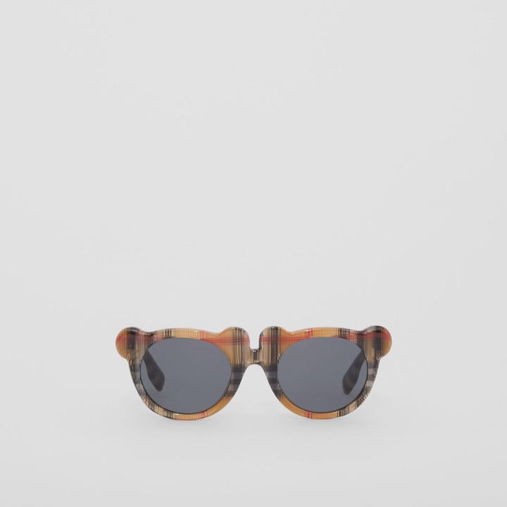 Burberry Burberry Childrens Vintage Check Bio-acetate Teddy Bear Frame Sunglasses