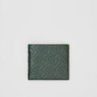 Burberry Burberry Monogram Leather International Bifold Wallet, Green