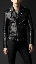 Burberry Prorsum Leather Biker Jacket